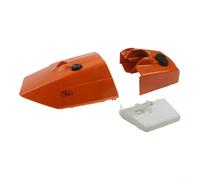 Zeroupshop Kit de nettoyage de filtre à air, avec couvercle supérieur pour tronçonneuses MS240/MS260 024 026, pièces de rechange en plastique pour l'entretien du moteur et les débris