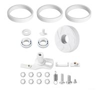 Zeroupshop Kit de pièces de rechange pour nettoyeur de piscine - Roulette C10 C16 pour modèles 180 280 avec poulie de renvoi et rondelles