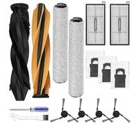Zeroupshop Kit de rechange pour aspirateur robot MOVA Z60 Ultra avec brosse principale, balais à rouleaux, filtres HEPA, brosses latérales et sacs à poussière compatible pour un nettoyage efficace de