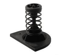 Zeroupshop Kit de remplacement de vanne de dérivation pour chauffe-piscine Max-E-Therm, pièce en plastique noir 77707-0001, assure un débit optimal vers l'échangeur de chaleur, pour