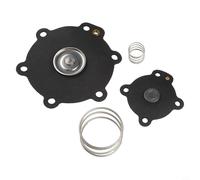 ZEROUPSHOP Kit de réparation de diaphragme DB114 DB16 pour valve à jet pulsé Mecair VNP214 VNP314 VEM214, joints et ressorts en nitrile Buna, tailles 3,8 cm et 1,9 cm, facile à installer