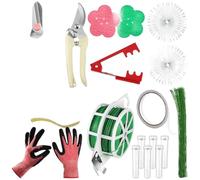 Zeroupshop Kit d'outils de composition florale avec sécateur d'épines de rose pour fleuristes et jardiniers, construit en PVC et conçu de façon ergonomique pour une préparation confortable des fleurs