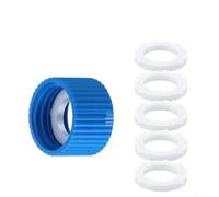 zeroupshop Lot d'adaptateurs de filtre à eau en silicone avec 10 joints - Raccord rapide pour systèmes de filtration à compression, purificateur d'extérieur, accessoires de bouteille de randonnée (A)