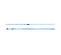 Zeroupshop Lot de 2 bandes lumineuses LED pour réfrigérateurs Haier BCD-486WDGE 402WLDCJ - Kit de remplacement pour éclairage intérieur économe en énergie - 33,5 x 1 cm - Installation facile à clipser