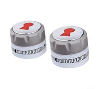 zeroupshop Lot de 2 Boutons Grill pour gaz pour weber Diamètre 6,5cm Lot(2pcs)
