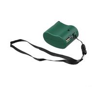 Zeroupshop Lot de 2 chargeurs à manivelle, générateur USB portable avec lampe de poche, banque d'alimentation manuelle pour camping, randonnée, compatible avec smartphones et tablettes, bleu (bleu)