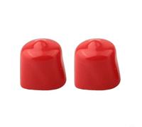 Zeroupshop Lot de 2 coques de soupape de décharge de pression Fox pour fourche avant 2022, protecteur de bouton en silicone pour relâcher le bas de la jambe, accessoire de vélo (rouge)