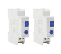 Zeroupshop Lot de 2 interrupteurs à minuterie pour lumières d'escalier 220-240 V CA - Contrôle automatique de l'éclairage avec retard réglable de 0,5 à 20 minutes et économie d'énergie pour les