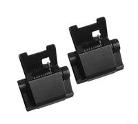 Zeroupshop Lot de 2 pièces de réparation de charnière pour tourne-disque Kenwood KP-990, accessoires de rechange en plastique noir pour restaurer la stabilité et la lecture fluide