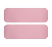 Zeroupshop Lot de 2 tapis de course antidérapants fabriqués à partir de coton mousse et de silicone, pour réduire le bruit, contrôler les vibrations et protéger les équipements d'exercice (rose)