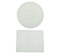 Zeroupshop Lot de 2 tapis d'évier en TPR, pour une utilisation en cuisine, tapis de drainage résistant à la chaleur, ajustement personnalisé, huile pour preuve, lavage facile, insert de séchage de