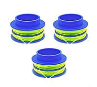 Zeroupshop Lot de 3 bobines pré-enroulées à double ligne de 0,080 cm pour débroussailleuse 24 V Max KST 1124B-03 2024A-03 2224B-03, pièces de rechange en nylon de 4,9 m avec code transparent