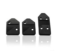 Zeroupshop Lot de 3 couvre-pédales en aluminium avec inserts en caoutchouc antidérapants pour Polestar à partir de 2017 et plus, finition multicolore anodisée, kit de mise à niveau à ajustement direct