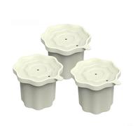 Zeroupshop Lot de 3 lames de débroussailleuse de 20,3 x 5,1 cm avec trou de 2,5 cm, compatibles avec Echo 613223, 720-237-001, 4133-713-4101, 216062, pièces de rechange pour pelouse et jardin (blanc