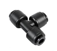 Zeroupshop Lot de 30 connecteurs en T d'irrigation goutte à goutte de 6,35 mm, raccords étanches pour systèmes d'arrosage de serre de jardin, terrasse, répartiteur à trois voies en plastique