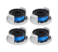 Zeroupshop Lot de 4 bobines de fil pour débroussailleuse RAC124 18 V OLT RLT 1830 1831 18 V, outils d'entretien de jardin
