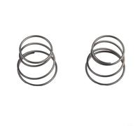 Zeroupshop Lot de 4 butées de rail d'auvent, vis à œil de 8 mm avec écrous, butées de rail en acier inoxydable 304, pour caravane, camping-car et tente de camping, argenté