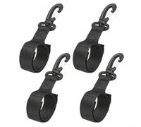 Zeroupshop Lot de 4 clips de support de pagaie, sangles réglables en nylon, pour planche à pagaie, canoë, poussette, bouteille d'eau, installation non invasive sans perçage, ajustement sûr, pour