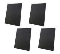 Zeroupshop Lot de 4 coussinets en mousse de polyuréthane pour boîte à outils - Découpables - Léger - Noir - 40 x 30 x 3 cm