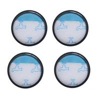 Zeroupshop Lot de 4 filtres de protection pré-moteur pour aspirateur Grundig VCC 7670 A, filtre en caoutchouc mousse lavable, pièce de rechange 9178008911, filtre de protection moteur