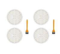 Zeroupshop Lot de 4 filtres de rechange pour aspirateur Karcher VC3 1.198-125.0 2.863-238.0 avec matériau de blocage de la poussière à haute efficacité, design lavable pour une protection durable du