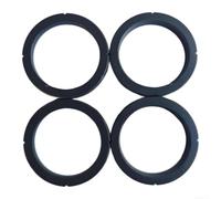 Zeroupshop Lot de 4 joints d'étanchéité pour machine à café pour tête d'infusion Bezzera, pièces de rechange en caoutchouc résistant à l'usure, noir, 7,3 x 7,3 x 1 cm