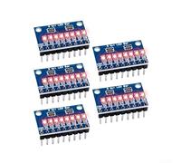 Zeroupshop Lot de 5 indicateurs LED à 8 chiffres CC 3-24 V Bleu/rouge Cathode anode commune 2,54 mm Broche pour bras MCU pour imprimante 3D DIY Electronique Planche d'expérimentation (anode rouge)