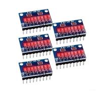 Zeroupshop Lot de 5 indicateurs LED à 8 chiffres CC 3-24 V Bleu/rouge Cathode anode commune 2,54 mm Broche pour bras MCU pour imprimante 3D DIY Electronique Planche d'expérimentation (cathode rouge)