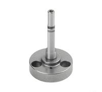 Zeroupshop Lot de 5 poignées de limes en bois de rechange avec collier en métal robuste pour outil de bricolage, râpe à bois, tournevis, perceuse manuelle, longueur 11 cm, diamètre du trou de 6 mm