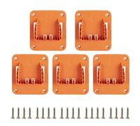 Zeroupshop Lot de 5 supports muraux pour perceuse RIDGID/AEG 18 V Li-ion, support ABS robuste avec vis pour garage, atelier ou camion de travail