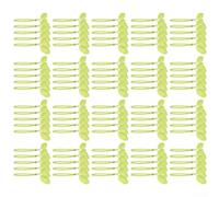 Zeroupshop Lot de 50 ou 100 attaches de câble en nylon vert en forme de feuille de 20 cm pour support de plantes et organisation de la cour Convient pour la gestion des cordons et une utilisation