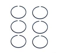 Zeroupshop Lot de 6 bagues de piston pour débroussailleuses FS120 FS160 pour FS300 124CL 125E 125L 125R 128C compatible avec les séries 124C 125C 125LD 128L 128R Series Pièces d'étanchéité moteur