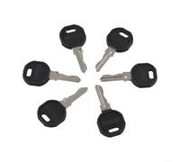 Zeroupshop Lot de 6 clés d'armoire de rechange pour boîtiers réseau EK333 333 1108-1-1 1108-U35, compatibles avec les boîtiers réseau APC et Hoffman, clés métalliques pour sécurité de rack de serveur