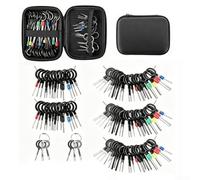 Zeroupshop Lot de 82 extracteurs de broches de bornes de voiture - Pour la plupart des connecteurs, extracteur de harnais avec étui de rangement - Pour réparation de bricolage et professionnels