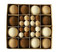 Zeroupshop Lot de boules de Noël en velours avec finition en peluche douce, plusieurs tailles 3/6/8 cm, décorations pour sapin de vacances, cheminée, couronne et décoration d'intérieur, dans des