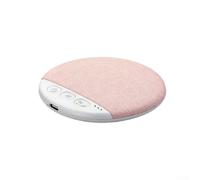 Zeroupshop Machine portable à bruit blanc - Design fin - Batterie rechargeable de 200 mAh - Bluetooth 5.3 - Lecture MP3 WMA - Minuteur réglable à 3 vitesses - 2 W - Audio puissant pour voyage et