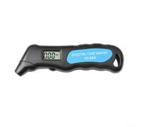 Zeroupshop Manomètre numérique pour pneus avec écran LCD, 0-100 PSI Arrêt Automatique Testeur de pneus pour voiture, camion, vélo, moto, 4 unités PSI BAR KPA kg/cm2, compteur de pression d'air