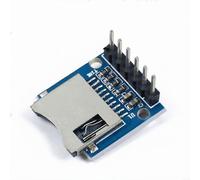 Zeroupshop Module adaptateur pour carte SD Arduino pour interface SPI 3,3 V Extension de stockage Lecture/écriture Design compact Prend en charge jusqu'à 2 Go TF pour carte MicroSD pour projets