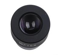Zeroupshop Oculaire de microscope à large champ 23,2 mm, entièrement en métal, grossissement 5 x 25, lentille optique élevé, pour laboratoires biologiques, éducation, inspection industrielle, noir