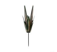 zeroupshop Ornement Jardin Acier 21.3" Style Plante Agave Pointu(Green) | Structure métal pour robuste, finition pour durable, résistance intempéries, style décoratif défini, extérieur