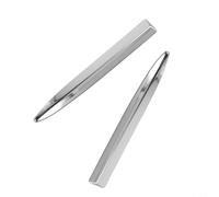 Zeroupshop Paire de moulures chromées pour pare-chocs avant - Compatible avec Fiat 500 2007-2015 - Plastique argenté - 29 x 3 x 3 cm - Pour OEM 735455041 735455042 - Facile à installer - Mise à niveau