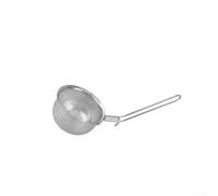 Zeroupshop Panier à pâtes en acier inoxydable 304, passoire à spaghetti en maille avec poignée étendue pour blanchir les nouilles à frire, outil de cuisine, argent (28,7 x 11,4 x 4,2 cm) (B)