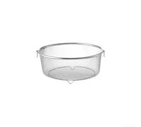 Zeroupshop Passoire en acier inoxydable 304 pour évier de cuisine avec design de style japonais, avec trous en maille fine, deux poignées et pieds surélevés pour éviter de glisser (C)