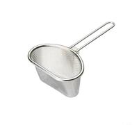 Zeroupshop Passoire en maille robuste en acier inoxydable, écumoire de cuisine à long manche pour rincer les fruits, les légumes et les nouilles, cadre robuste, gadget de cuisine pour une nourriture