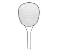 Zeroupshop Passoire en maille robuste en acier inoxydable, écumoire de cuisine à long manche pour rincer les fruits, les légumes et les nouilles, cadre robuste, gadget de cuisine pour une nourriture