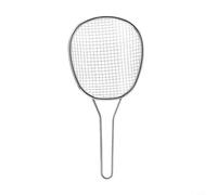 Zeroupshop Passoire en maille robuste en acier inoxydable, écumoire de cuisine à long manche pour rincer les fruits, les légumes et les nouilles, cadre robuste, gadget de cuisine pour une nourriture