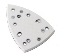 Zeroupshop Patin de ponçage triangulaire 148 x 98 mm avec 7 trous pour Festool pour DTS 400 REQ, disque de rechange en mousse de nylon PU pour polissage professionnel