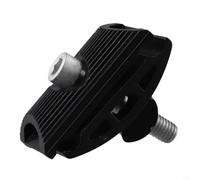 Zeroupshop Pince de tige de selle à clou unique en acier inoxydable et plastique 8 mm rainure antidérapante compatible avec la plupart des tiges de selle de vélo pour une connexion sécurisée du tube