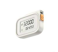 Zeroupshop Podomètre 3D pour la marche avec écran LCD, compteur de pas numérique précis avec étalonnage du capteur et réveil automatique, fitness à faible consommation d'énergie pour les personnes