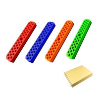 Zeroupshop Porte-embouts de tournevis magnétique à 37 emplacements en alliage de zinc avec rangement à code couleur pour embouts cruciformes et hexagonaux, porte-outils compact (B)